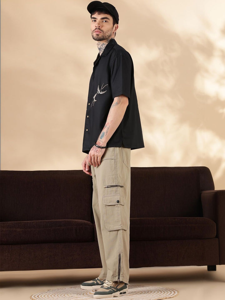 Eszett Men Easy Wash Cargos Seluar