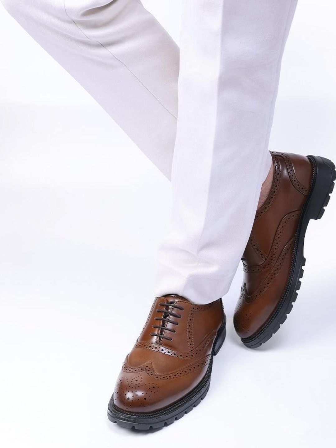 MONKSTORY Men Atelier 1890 Oxford Formal Brogues