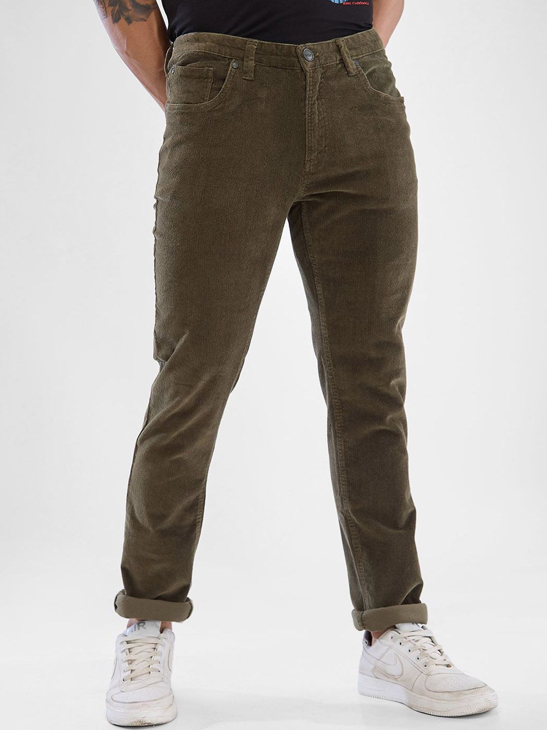 SPYKAR Men Mid-Rise Trousers