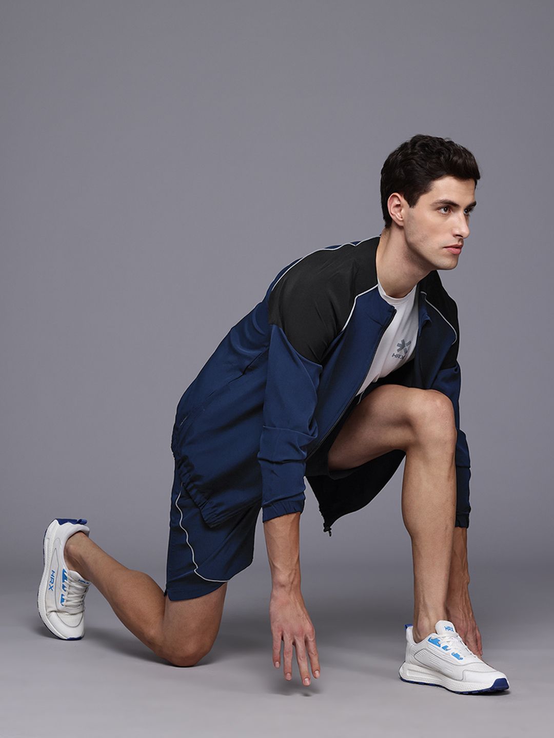 HRX by Hrithik Roshan Rapid-Dry Training Tracksuit With Reflective Detail