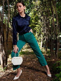 WORK IT by STREET 9 Comfort Fit Satin Casual Shirt