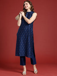 Anouk Printed Regular Kurta with Trousers