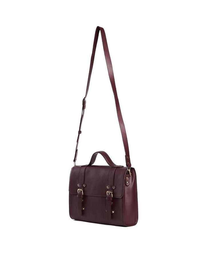 Berrylush Women Maroon Laptop Bag