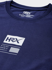 HRX by Hrithik Roshan Men Brand Logo Detail Sweatshirt