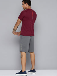 HRX by Hrithik Roshan Men Back Detail Rapid-Dry Training T-shirt