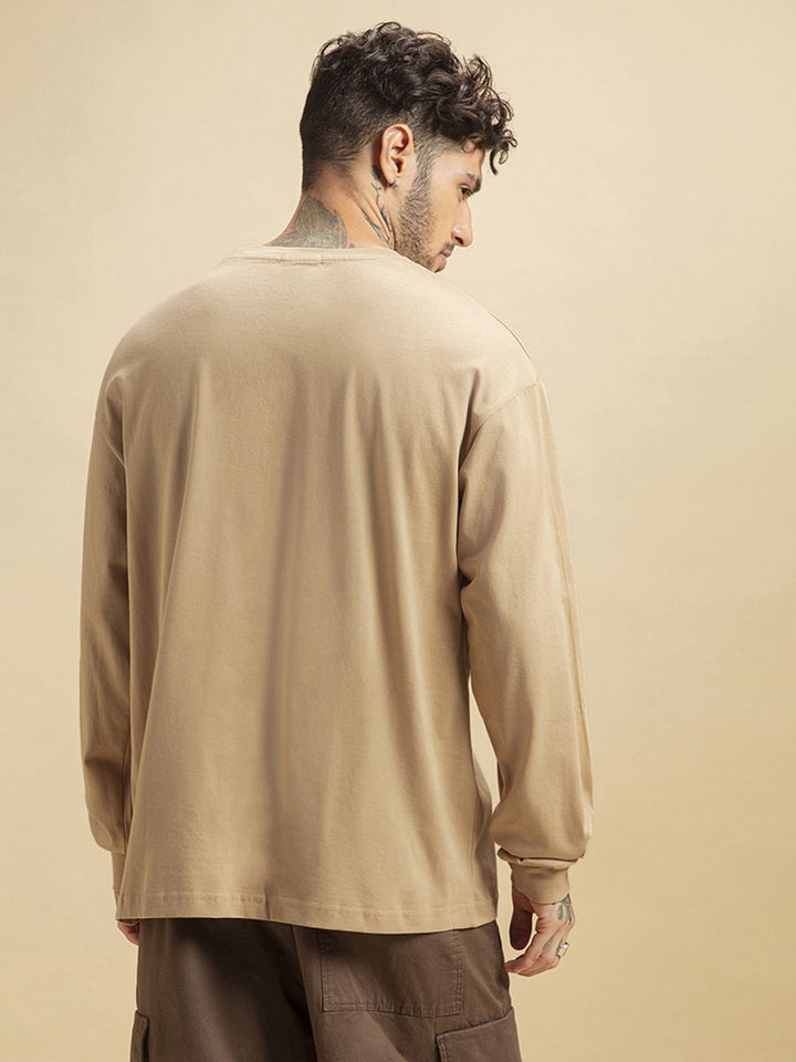 Bewakoof Cotton Solid Oversized T-shirt