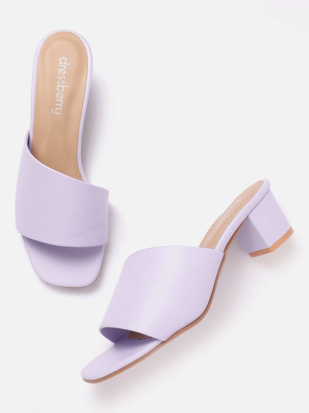 DressBerry Open Toe Block Heel