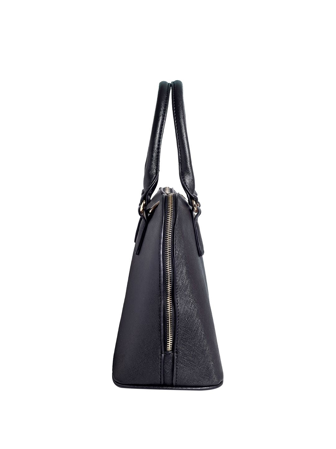 Lino Perros Black Solid Handheld Bag