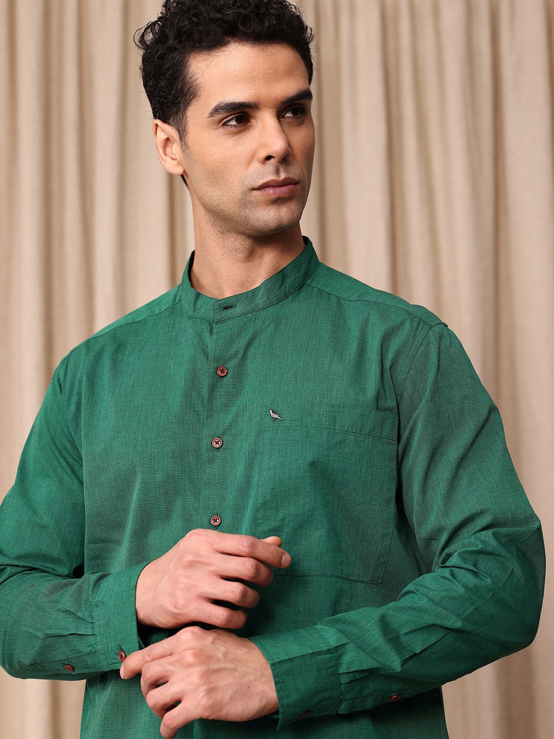 Mr Bowerbird Pure Cotton Casual Shirt