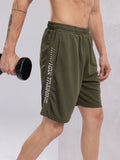 HRX by Hrithik Roshan Men Typography Print Rapid-Dry Training Shorts