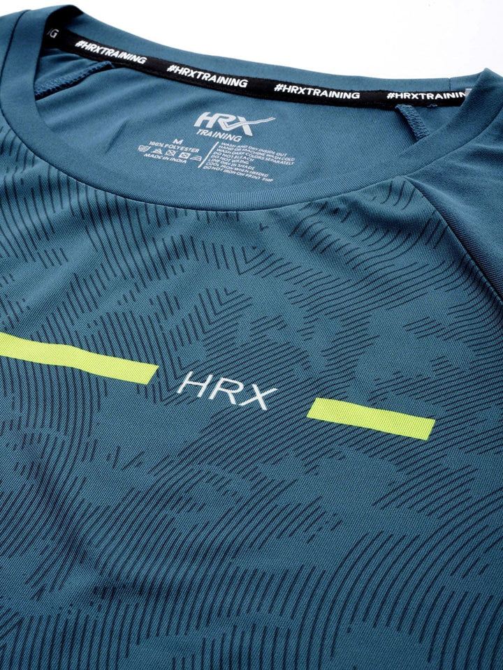 HRX by Hrithik Roshan Rapid-Dry Printed Training T-shirt