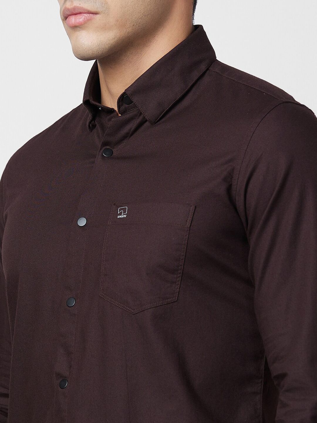 SPYKAR Slim Fit Opaque Cotton Casual Shirt