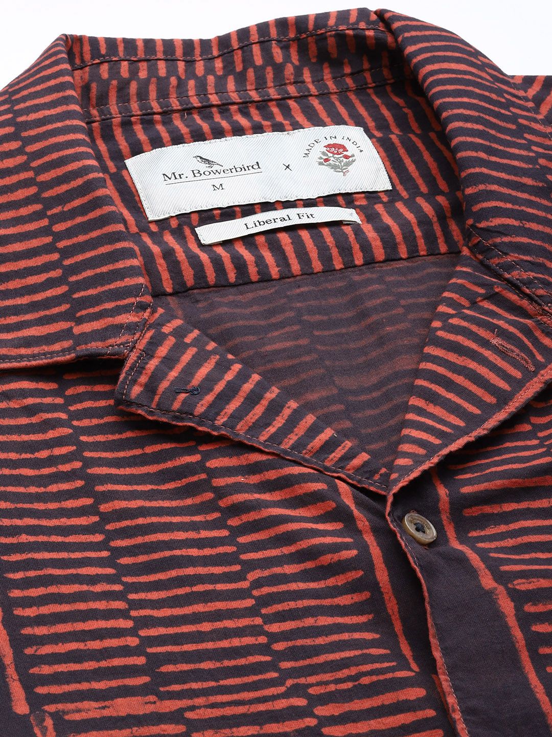 Mr Bowerbird Pure Cotton Hand Block Printed Liberal Fit Resort Shirts