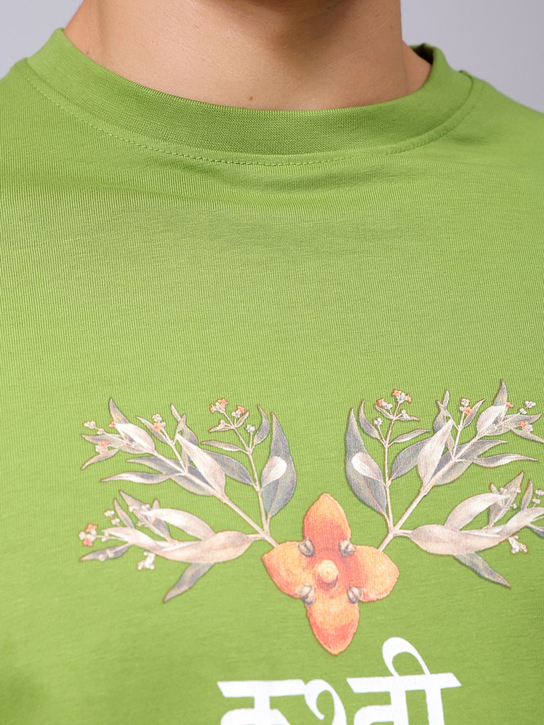 The Indian Garage Co Men Printed Applique T-shirt