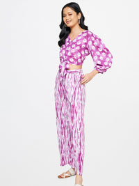 Global Desi Women Printed Top with Trousers