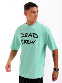 The Indian Garage Co Men Back Printed Round Neck Boxy Oversized T-shirt