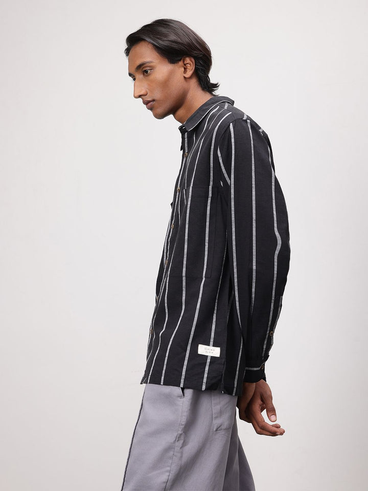 ether 365 Essentials Striped Casual Shirt