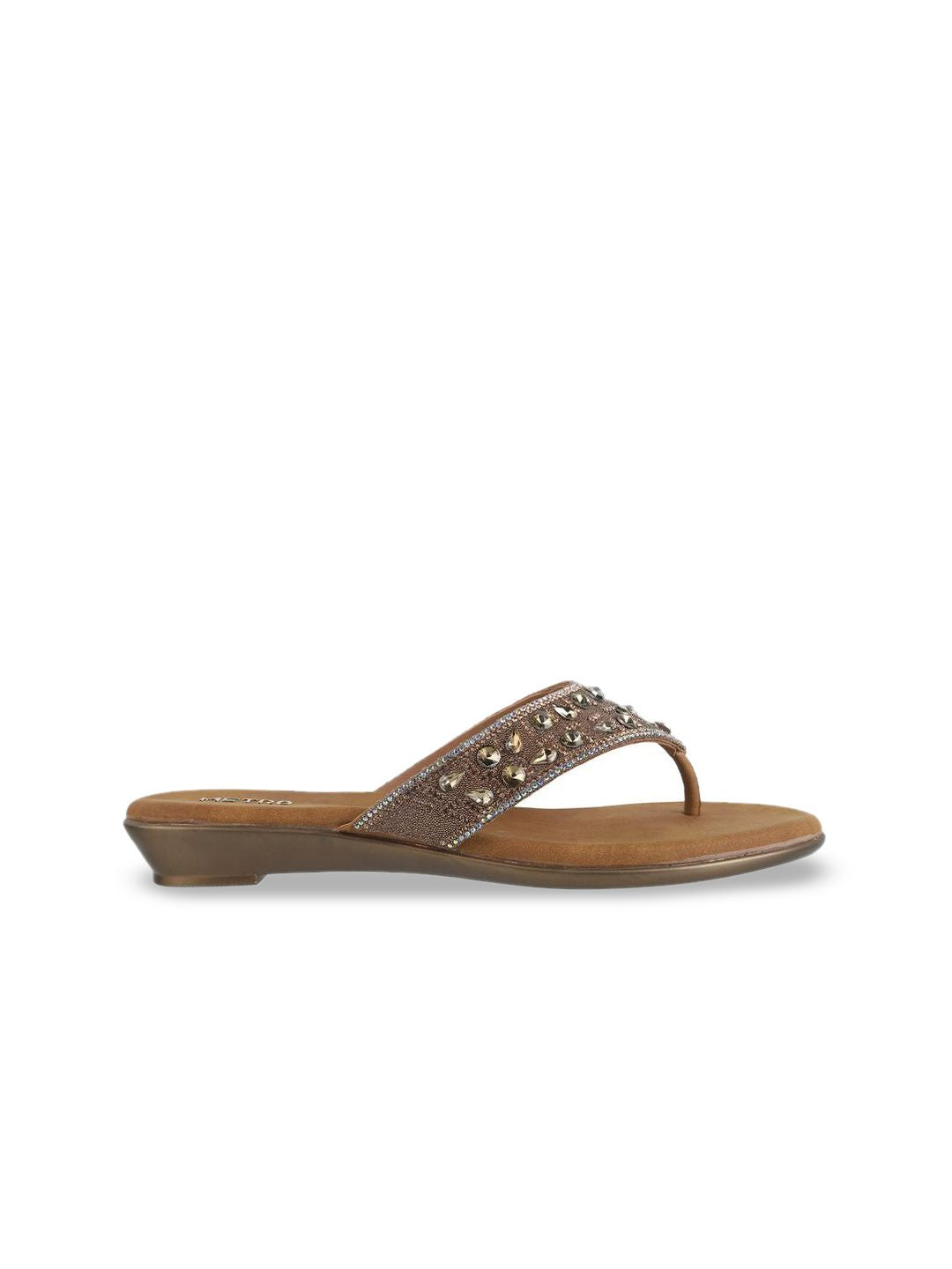 Metro Women Embellished Wedge Sandals