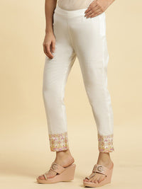 W Women Slim Fit Mid-Rise Trousers