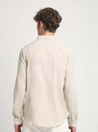 THE BEAR HOUSE Slim Fit Button Down Collar Chest Pocket Casual Shirt