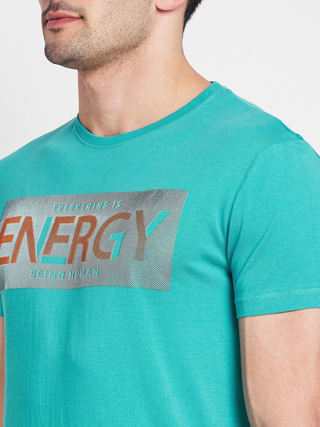 Being Human Typography Printed Casual T-shirt