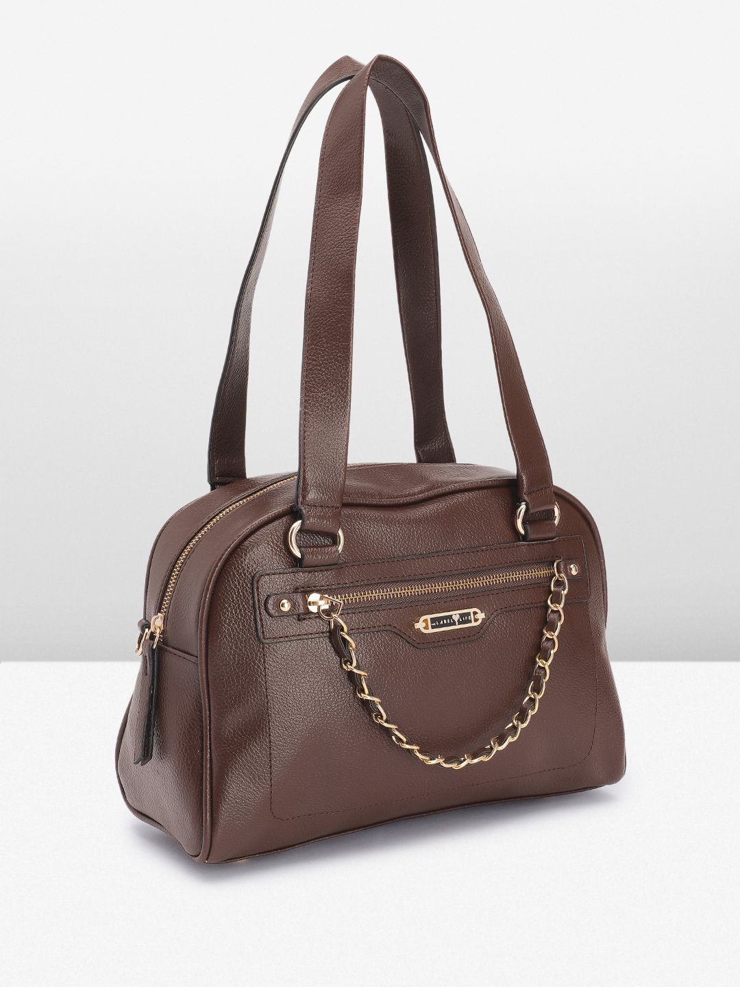 The Label Life Structured Shoulder Bag