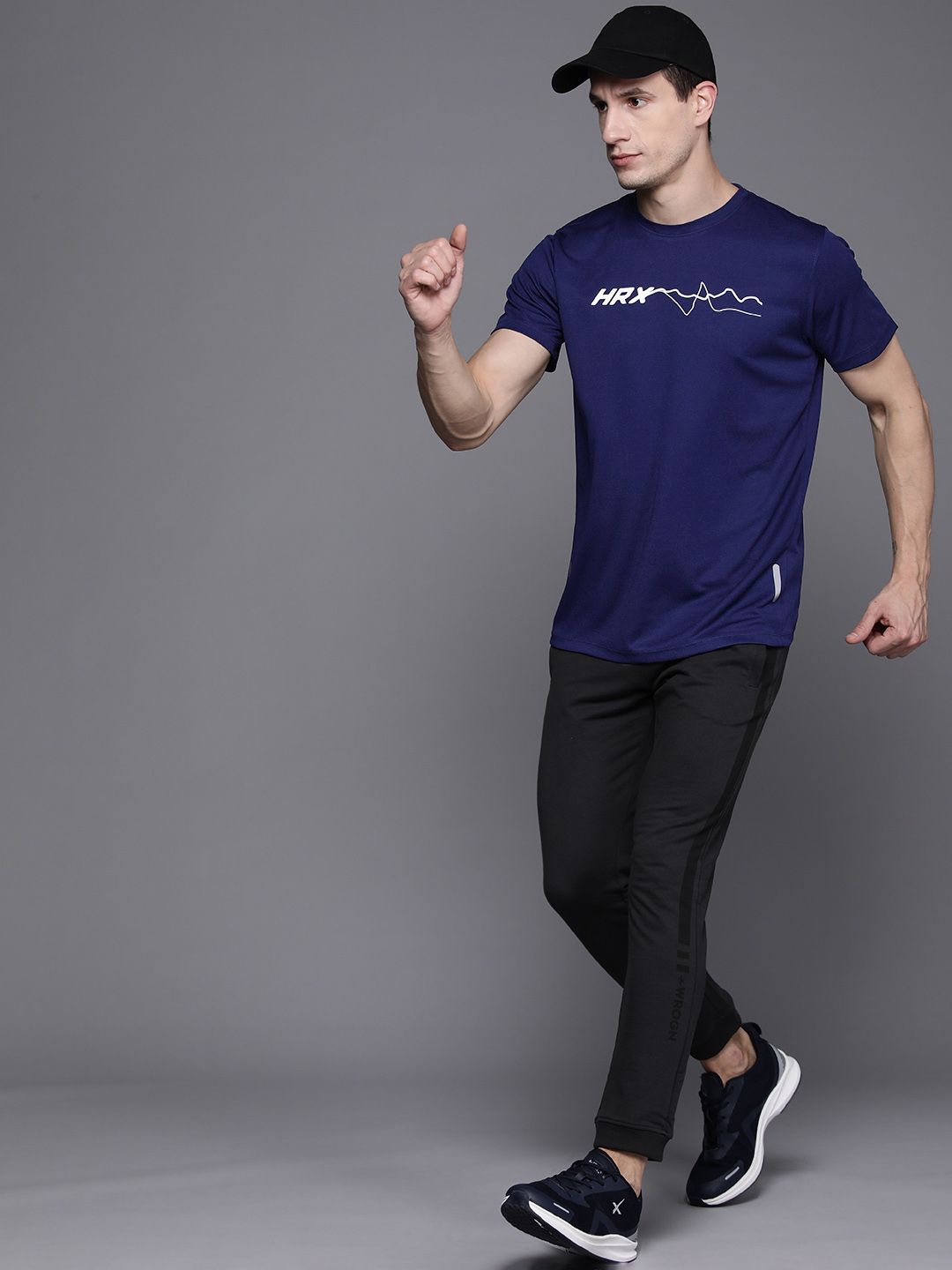 HRX by Hrithik Roshan Brand Logo Printed Running T-shirt