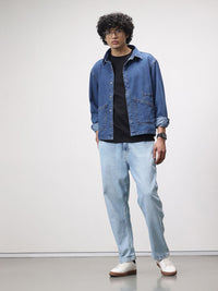 ether Men Light Fade Baggy Jeans