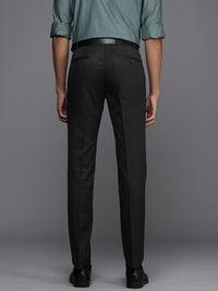 Raymond Men Striped Slim Fit Formal Trousers