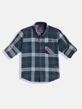 Monte Carlo Boys Tartan Checked Casual Smart Fit Shirt