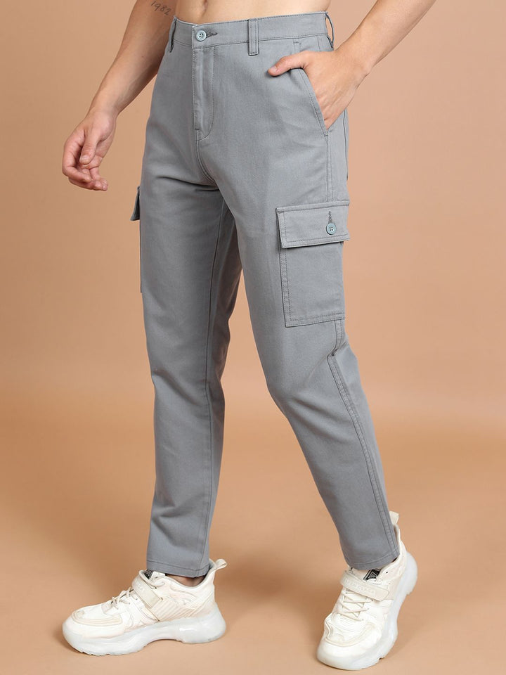 Lelaki Highlander Tapered Fit Fit Mid-Rise Cotton Cargo Tulen