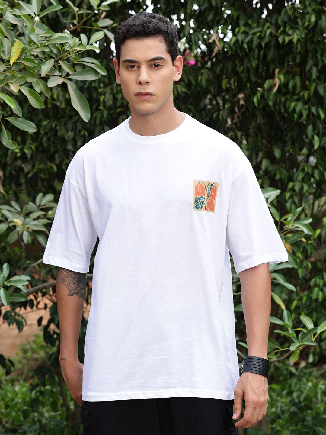 Thomas Scott Typography Printed Pure Cotton T-Shirt