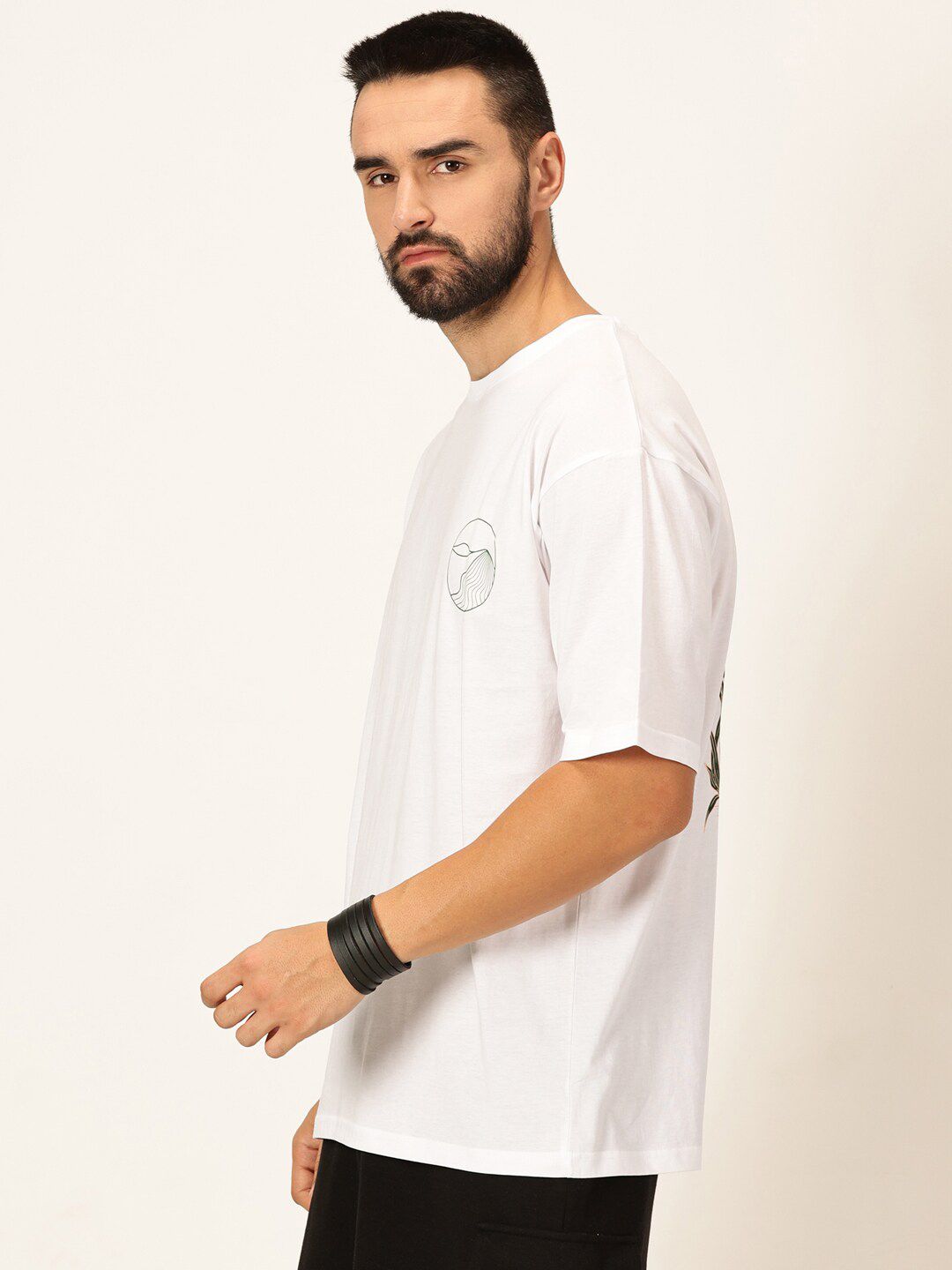 Thomas Scott Oversized Graphic Printed Cotton Bio Finish T-shirt