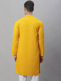 SOJANYA Kurta Katun Tulen Bersulam Motif Etnik