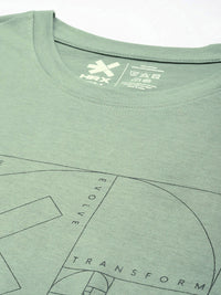 HRX by Hrithik Roshan Printed Pure Cotton Yoga T-shirt