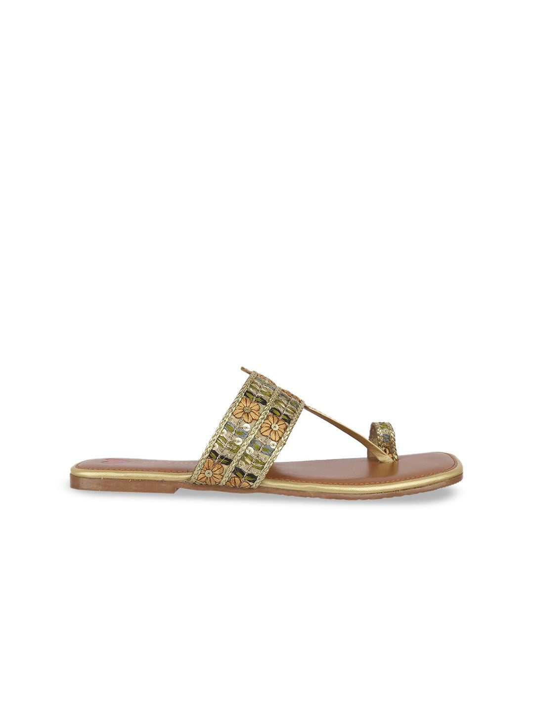 Metro Women Embellished One Toe Flats