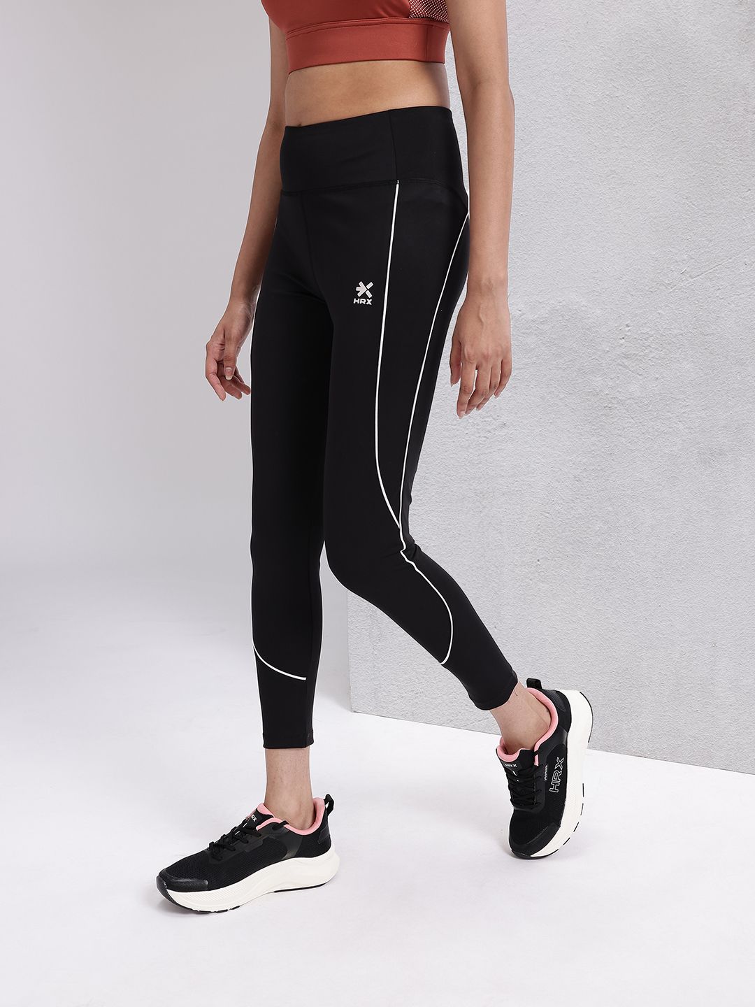 HRX by Hrithik Roshan Women Ankle-Length Rapid-Dry Training Tights