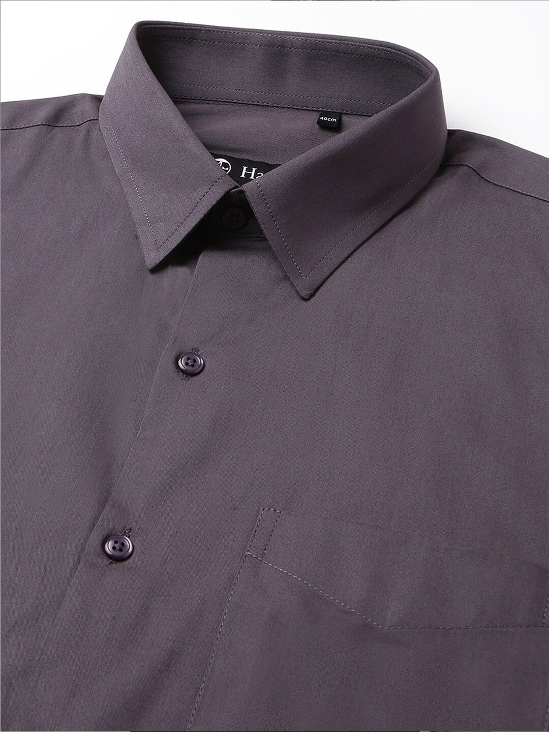 Hancock Modern Dada Pocket Slim Fit Perancis Cuff Opaque Cotton Formal Shirt