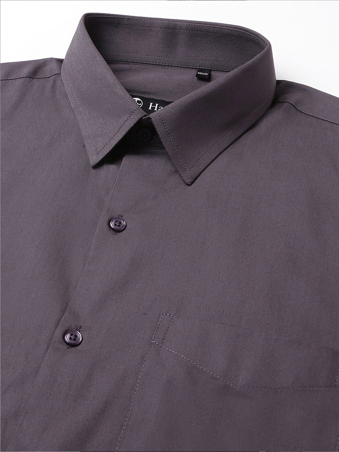 Hancock Modern Chest Pocket Slim Fit French Cuff Opaque Cotton Formal Shirt
