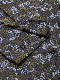 Being Human Pure Cotton Slim Fit Floral Opaque Printed Casual Shirt
