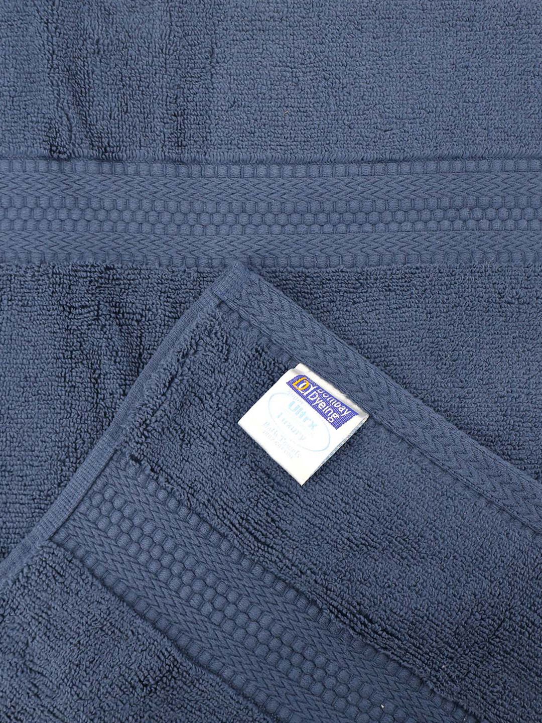 BOMBAY DYEING Super Ultrx Blue Pure Cotton 650 GSM Bath Towel