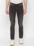 SPYKAR Men Black Skinny Fit Low-Rise Light Fade Jeans