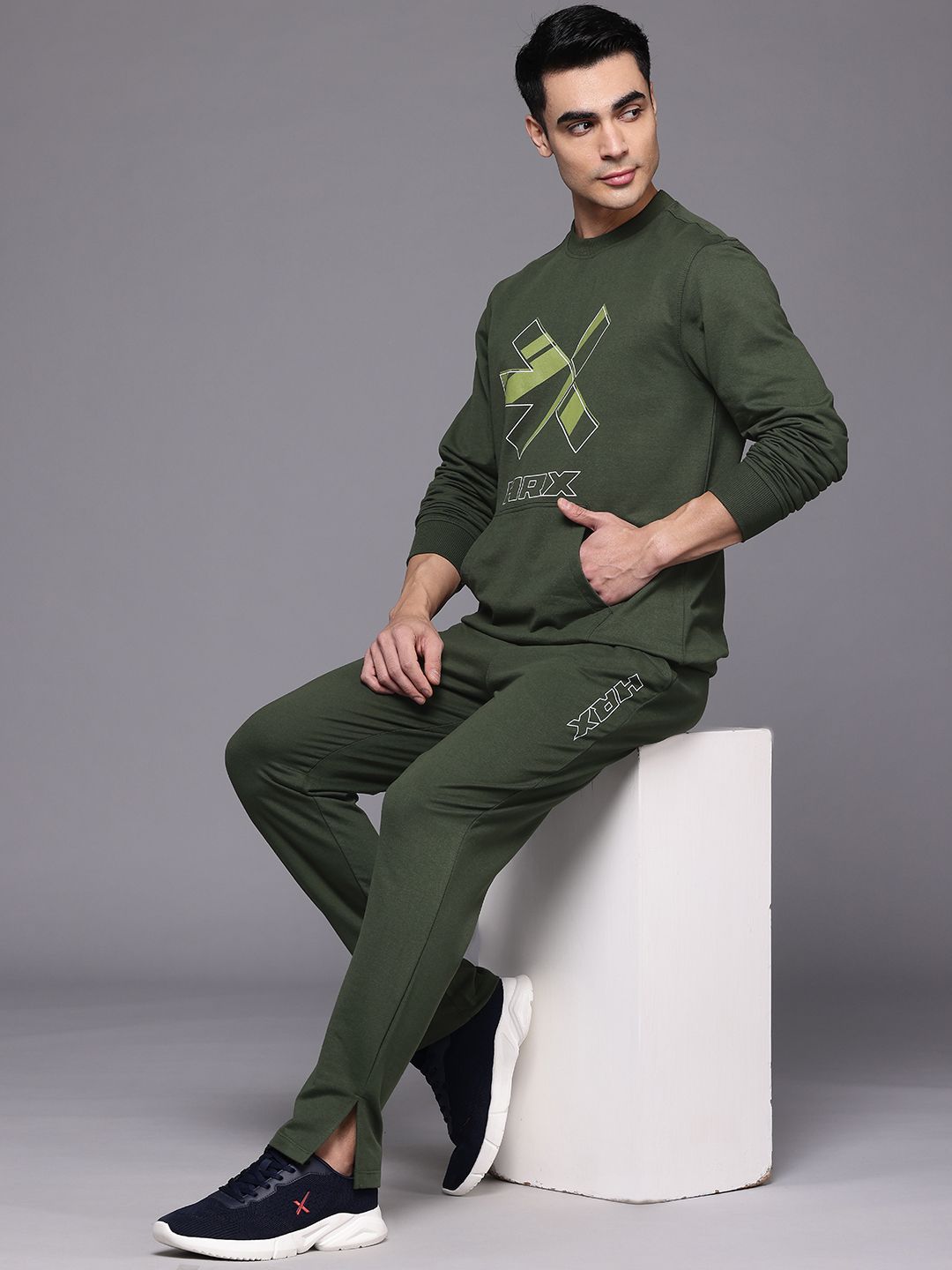 HRX by Hrithik Roshan Printed Lifestyle Tracksuit