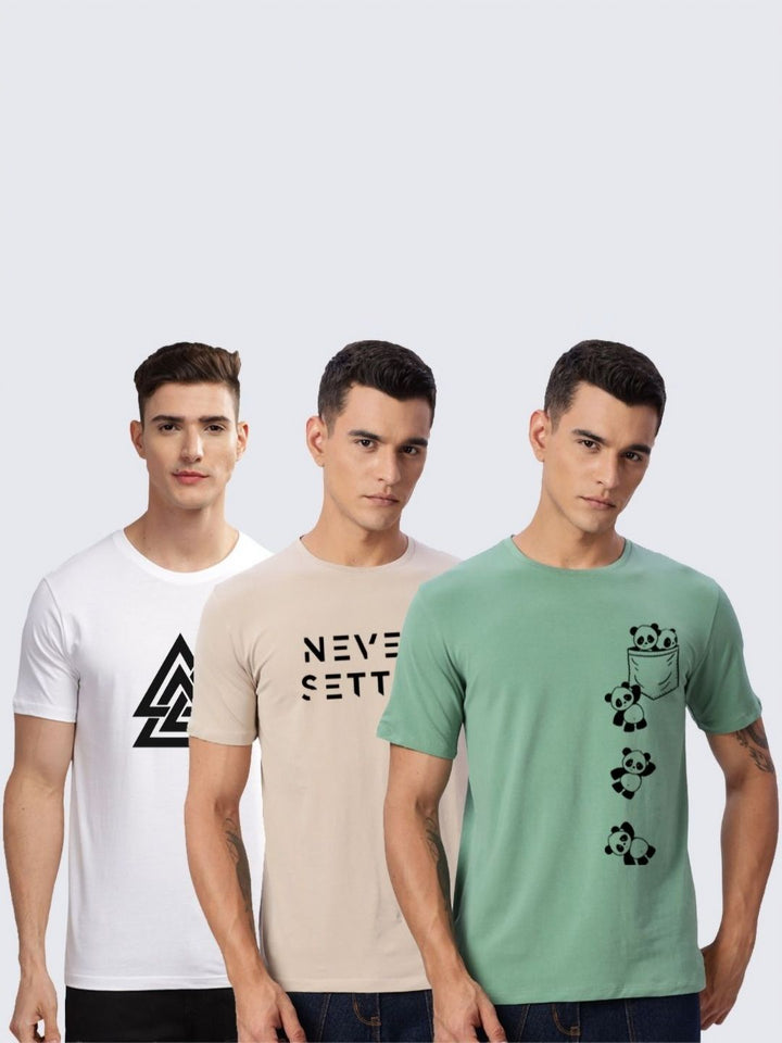 ADRO Men Printed T-shirt