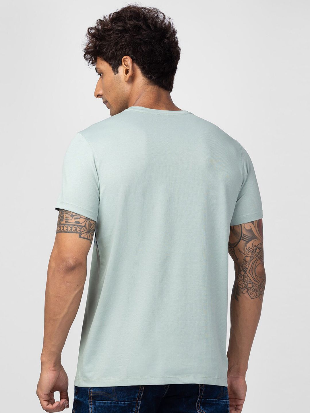 SPYKAR Men Typography Printed Slim Fit T-shirt