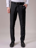 The Indian Garage Co. X Luxe Men Self-Checked Slim Fit Formal Trousers