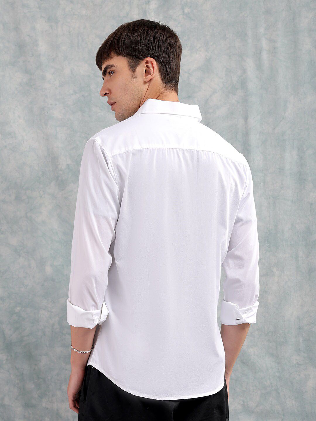 The Indian Garage Co Men Anime Printed Cotton Oversized Boxy Streetwear Shirt