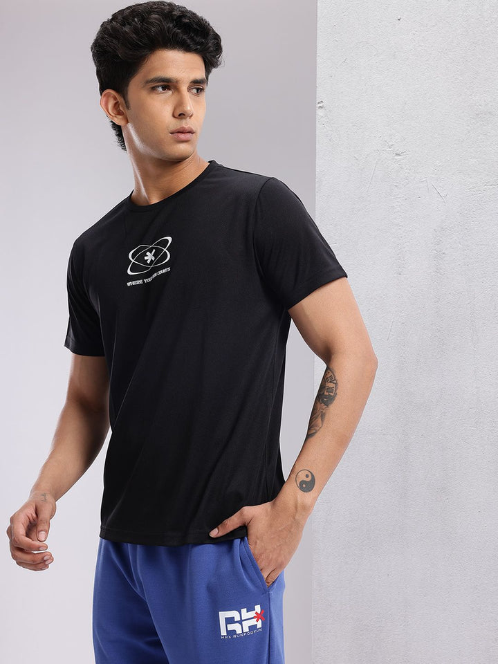 HRX by Hrithik Roshan Men Typography Printed Rapid-Dry Running T-shirt
