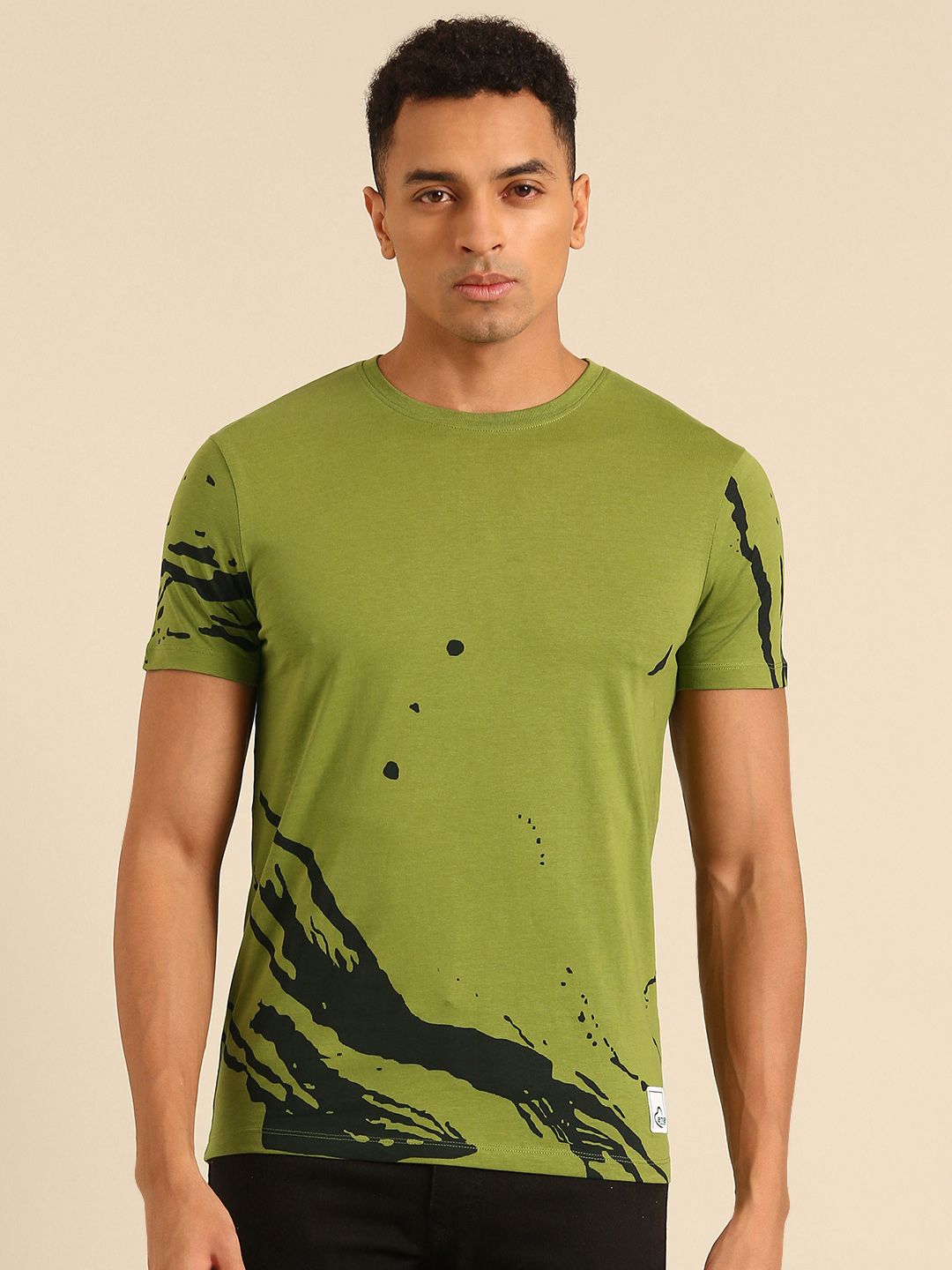 Being Human Printed Pure Cotton T-shirt