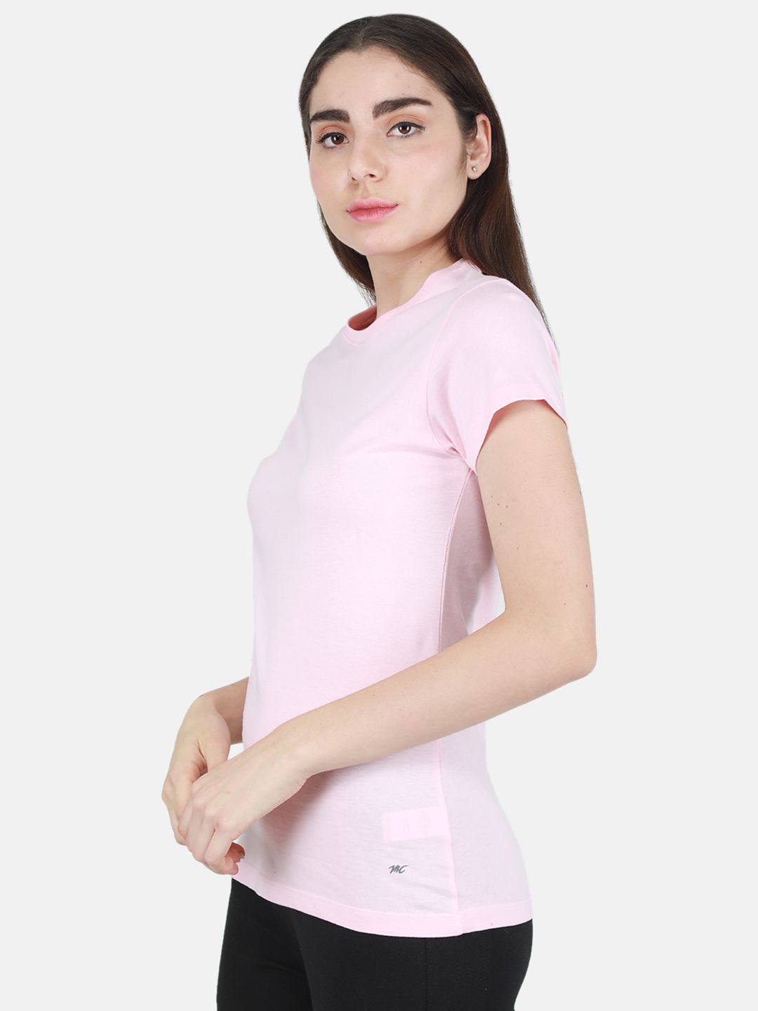 Monte Carlo Women Pack of 2 Cotton Round Neck Tops